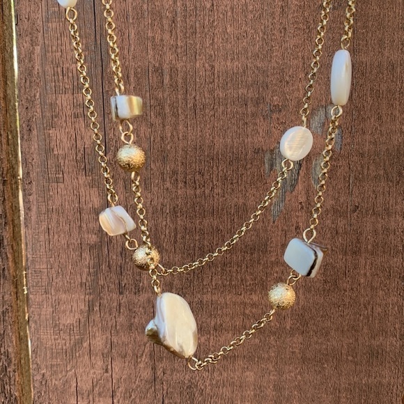 CJ Banks long beaded/stone necklace, nwt - Picture 2 of 5